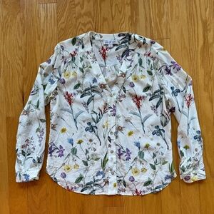 Amour Vert Kaya Washable Silk Blouse